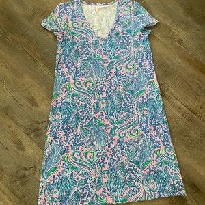 Lilly Pulitzer Etta XS mermaid print dress